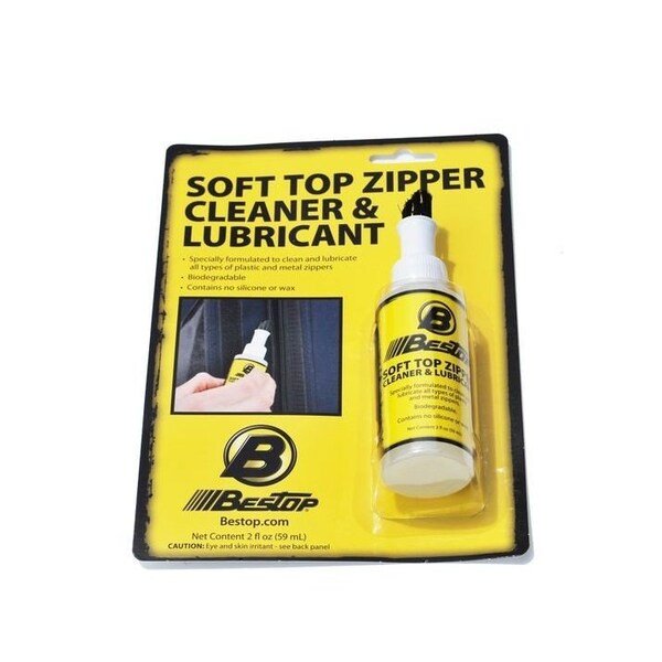 Soft Top Zipper Cleaner & Lubricant 2 Oz Bottle